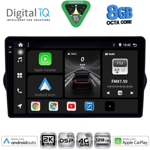 DIGITAL IQ BXF 11148_CPAA (9inc) MULTIMEDIA TABLET for FIAT TIPO mod. 2015-2023