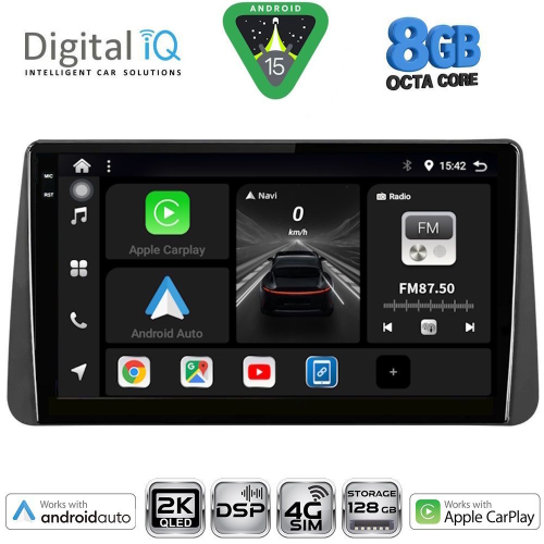 DIGITAL IQ BXF 11149_CPAA DASH (9inc) MULTIMEDIA TABLET for FIAT TIPO mod. 2018-2023