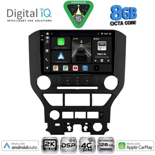 DIGITAL IQ BXF 11166_CPAA (9inc) MULTIMEDIA TABLET for FORD MUSTANG mod. 2015-2020