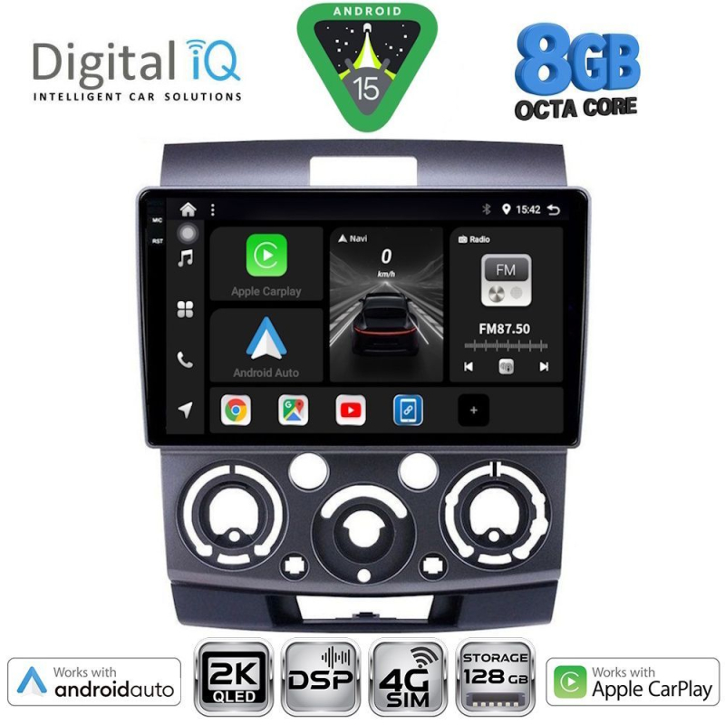 DIGITAL IQ BXF 11170_CPAA (9inc) MULTIMEDIA TABLET for FORD RANGER | MAZDA BT50 mod. 2006-2011