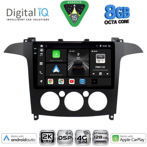DIGITAL IQ BXF 11175_CPAA A/C (9inc) MULTIMEDIA TABLET for FORD SMAX mod. 2006-2014