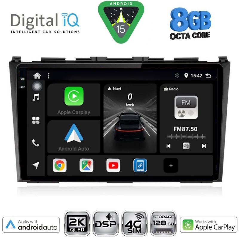 DIGITAL IQ BXF 11197_CPAA (9inc) MULTIMEDIA TABLET for HONDA CRV mod. 2006-2012