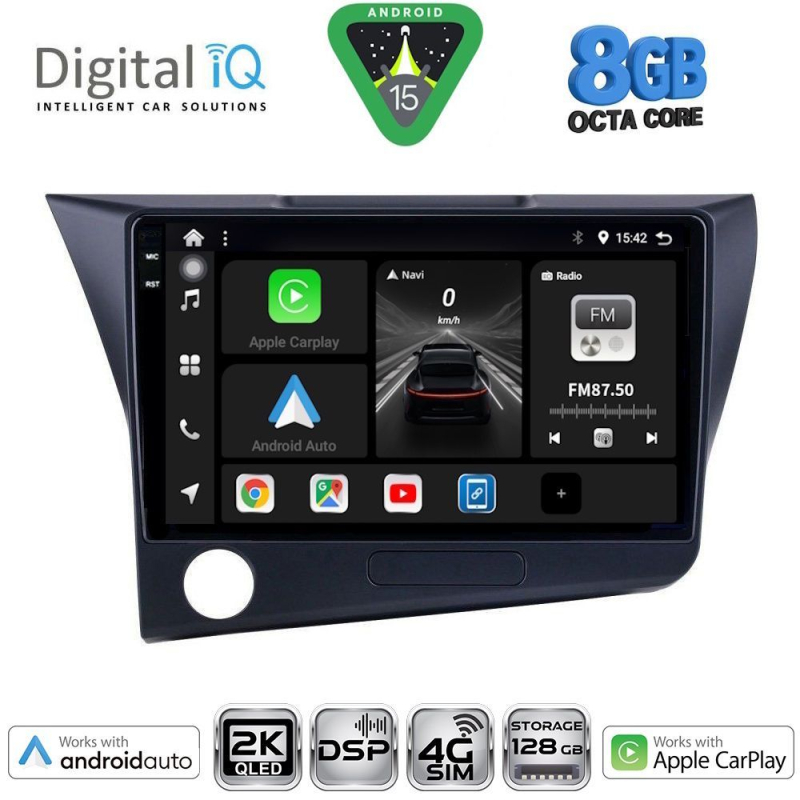 DIGITAL IQ BXF 11203_CPAA (9inc) MULTIMEDIA TABLET for HONDA CRZ mod. 2010-2016