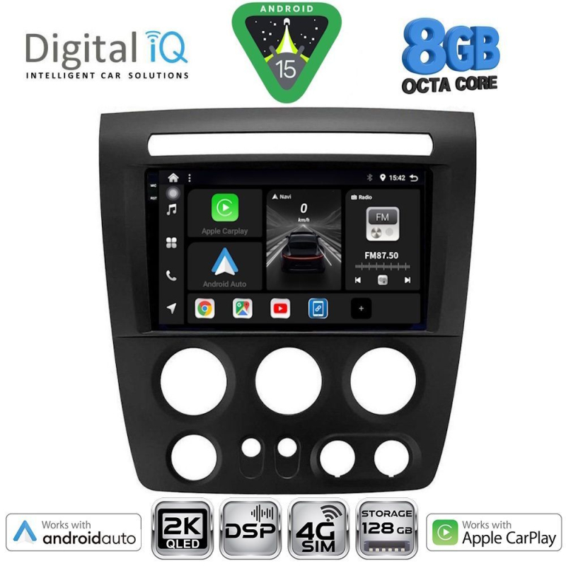 DIGITAL IQ BXF 11218_CPAA (9inc) MULTIMEDIA TABLET for HUMMER H3 mod. 2005-2009