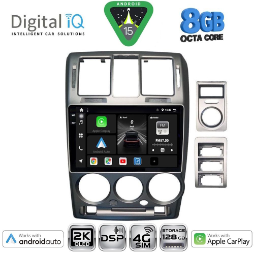 DIGITAL IQ BXF 11222_CPAA (9inc) MULTIMEDIA TABLET for HYUNDAI GETZ mod. 2002-2011