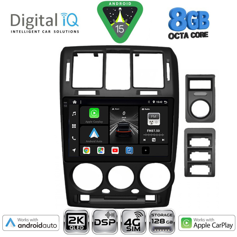 DIGITAL IQ BXF 11222BL_CPAA (9inc) MULTIMEDIA TABLET for HYUNDAI GETZ mod. 2002-2011 (BLACK)