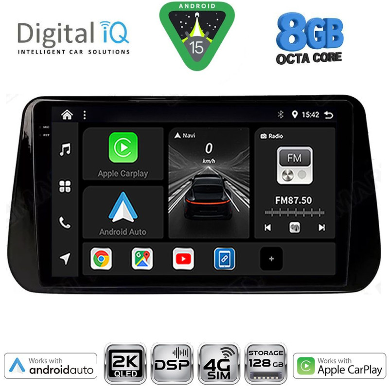 DIGITAL IQ BXF 11238B_CPAA (10inc) MULTIMEDIA TABLET for HYUNDAI IX45- SANTA FE mod. 2021-2023