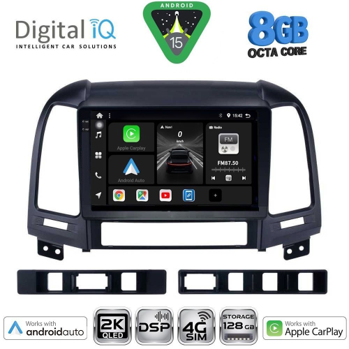 DIGITAL IQ BXF 11239_CPAA (9inc) MULTIMEDIA TABLET for HYUNDAI SANTA FE  mod. 2005-2013