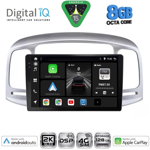 DIGITAL IQ BXF 11249_CPAA (9inc) MULTIMEDIA TABLET for HYUNDAI ACCENT mod. 2005-2012