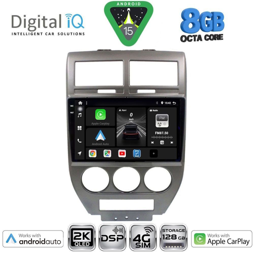 DIGITAL IQ BXF 11276_CPAA (10inc) MULTIMEDIA TABLET for JEEP COMPASS - PATRIOT mod. 2007-2016