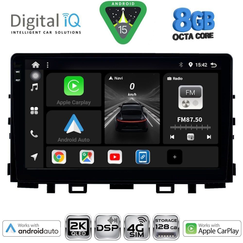 DIGITAL IQ BXF 11316_CPAA (9inc) MULTIMEDIA TABLET for KIA RIO mod. 2018&gt; – STONIC mod. 2017&gt;