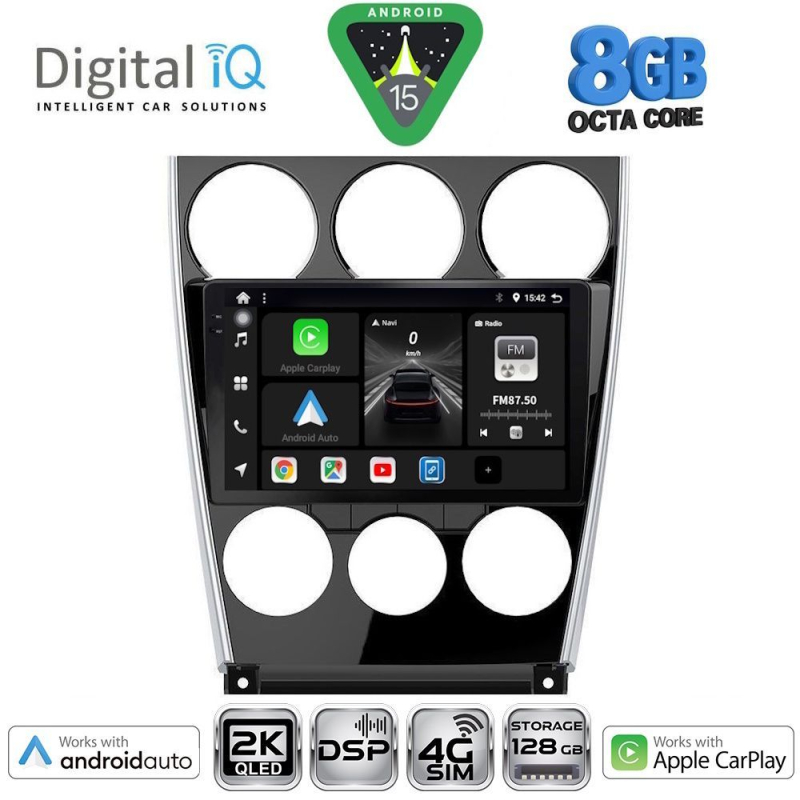 DIGITAL IQ BXF 11375_CPAA (9inc) MULTIMEDIA TABLET for MAZDA 6 (FACELIFT) mod. 2005-2008