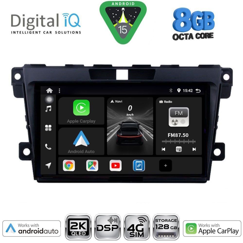 DIGITAL IQ BXF 11389_CPAA (9inc) MULTIMEDIA TABLET for MAZDA CX7  mod. 2006-2012