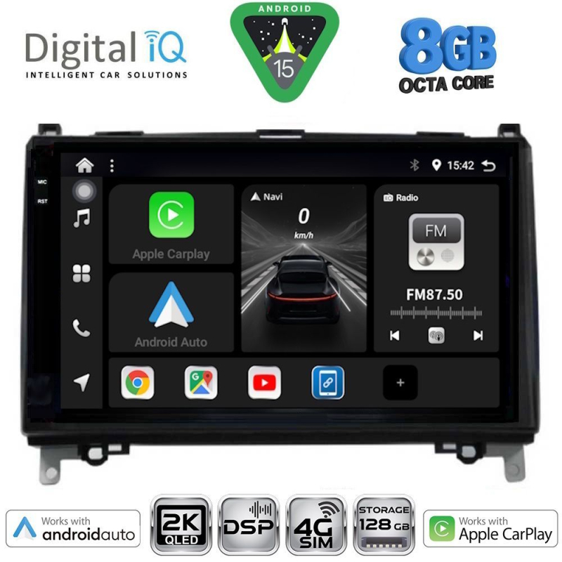 DIGITAL IQ BXF 11400_CPAA (9inc) MULTIMEDIA TABLET for MERCEDES A – B -SPRINTER – VITO mod. 2007>
