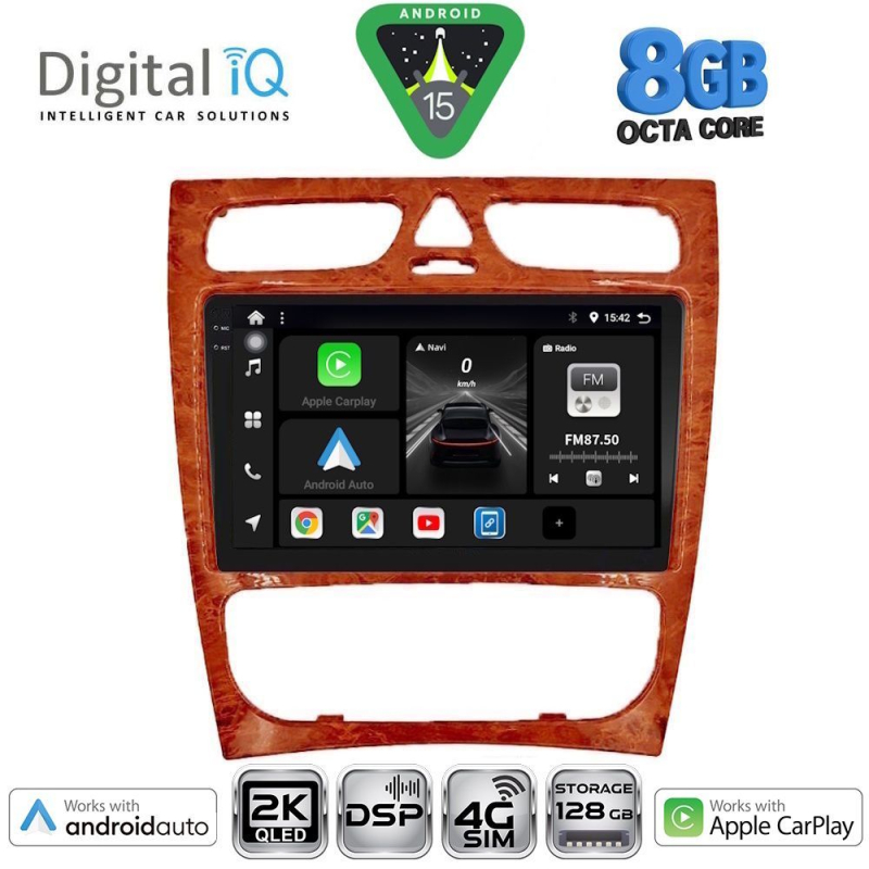 DIGITAL IQ BXF 11402CH_CPAA (9inc) MULTIMEDIA TABLET for MERCEDES C (W203) mod. 1999-2004 DIGITAL IQ BXF 11402CH_CPAA (9inc) MULTIMEDIA TABLET for MERCEDES C (W203) mod. 1999-2004
