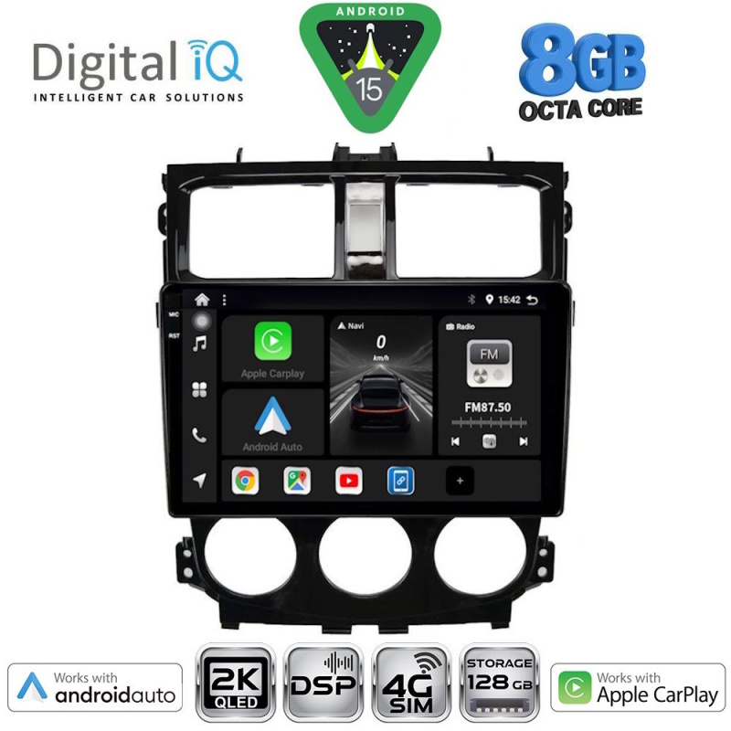 DIGITAL IQ BXF 11435_CPAA (9inc) MULTIMEDIA TABLET for MITSUBISHI COLT mod. 2013-2023