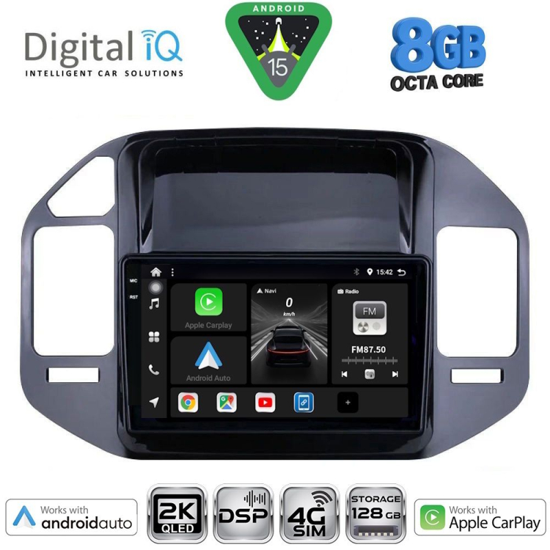 DIGITAL IQ BXF 11444_CPAA (9inc) MULTIMEDIA TABLET for MITSUBISHI PAJERO mod. 1999-2006