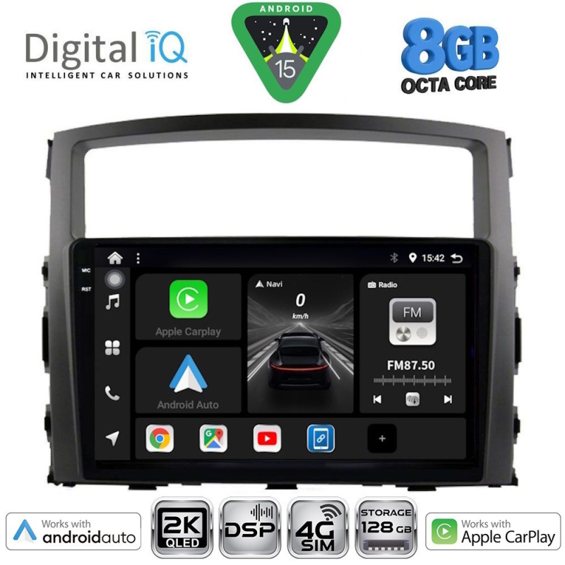 DIGITAL IQ BXF 11446_CPAA (9inc) MULTIMEDIA TABLET for MITSUBISHI PAJERO mod. 2006-2013