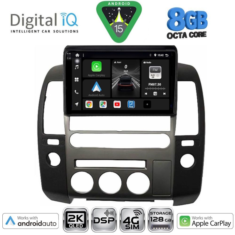 DIGITAL IQ BXF 11454_CPAA (ORIG.NAVI) (9inc) MULTIMEDIA TABLET for NISSAN NAVARA D40 mod. 2006-2011 με Original Navi