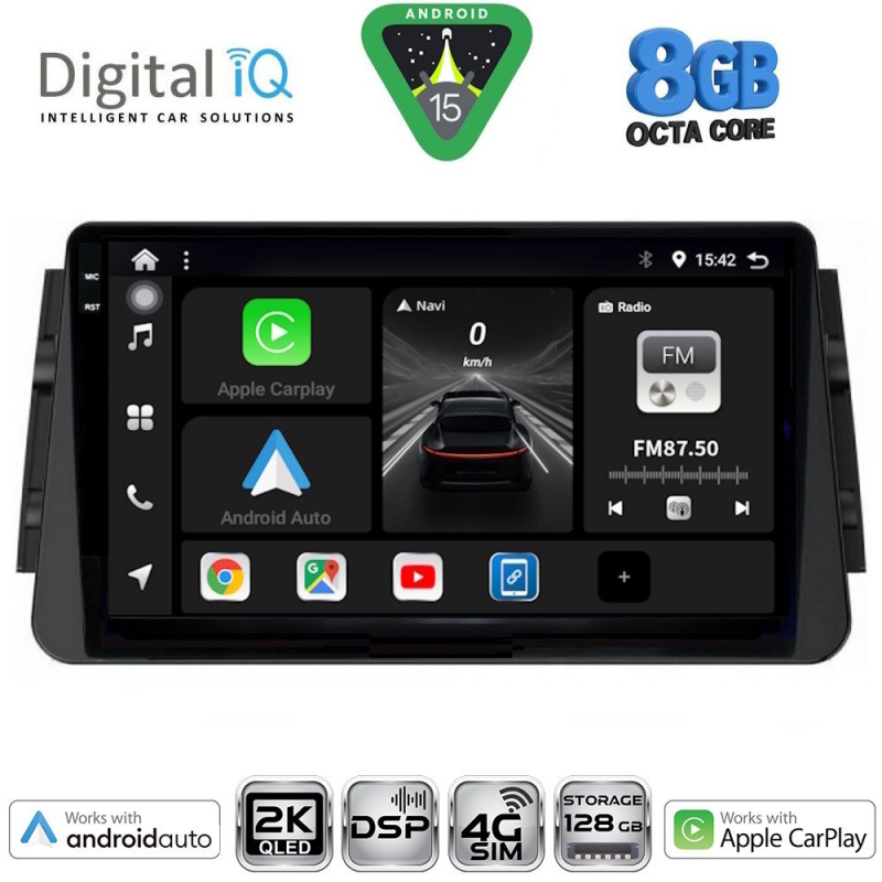DIGITAL IQ BXF 11460_CPAA (9inc) MULTIMEDIA TABLET for NISSAN MICRA mod. 2017> DIGITAL IQ BXF 11460_CPAA (9inc) MULTIMEDIA TABLET for NISSAN MICRA mod. 2017>