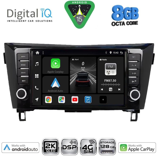 DIGITAL IQ BXF 11467_CPAA (9inc) MULTIMEDIA TABLET for NISSAN QASHQAI - XTRAIL mod. 2014-2021