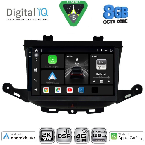 DIGITAL IQ BXF 11483_CPAA (9inc) MULTIMEDIA TABLET for OPEL ASTRA K mod. 2015&gt;