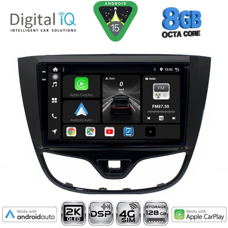 DIGITAL IQ BXF 11489_CPAA (10inc) MULTIMEDIA TABLET for OPEL KARL mod. 2014-2019