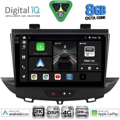 DIGITAL IQ BXF 11490_CPAA (9inc) MULTIMEDIA TABLET for OPEL CROSSLAND – GRANDLAND mod. 2017&gt;