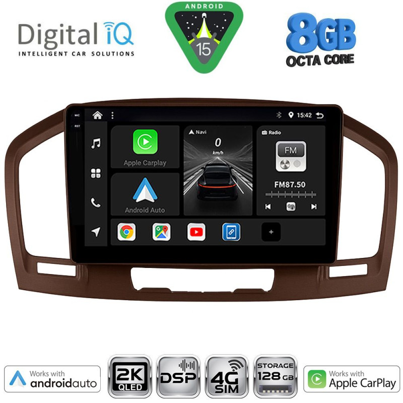 DIGITAL IQ BXF 11491BR_CPAA (9inc) MULTIMEDIA TABLET for OPEL INSIGNIA mod.2008-2013 (BROWN)
