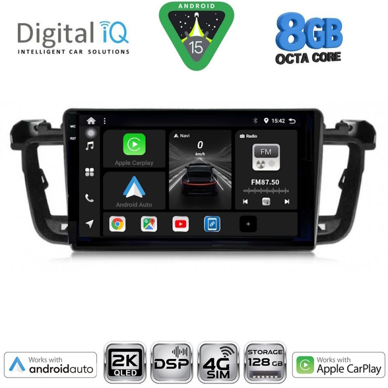 DIGITAL IQ BXF 11518_CPAA (9inc) MULTIMEDIA TABLET for PEUGEOT 508 mod. 2010-2016