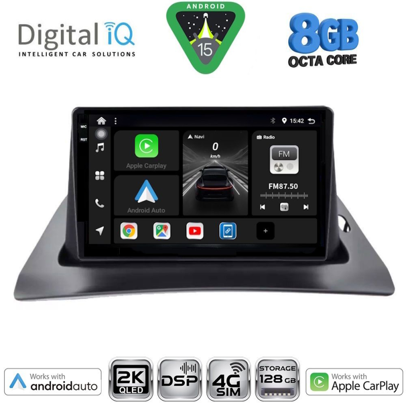 DIGITAL IQ BXF 11550_CPAA (9inc) MULTIMEDIA TABLET for RENAULT KANGOO mod. 2010>