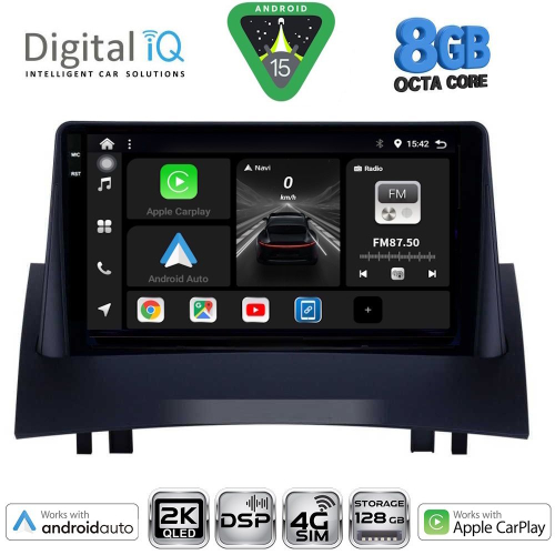 DIGITAL IQ BXF 11555_CPAA (9inc) MULTIMEDIA TABLET for RENAULT MEGANE 2 mod. 2002-2008