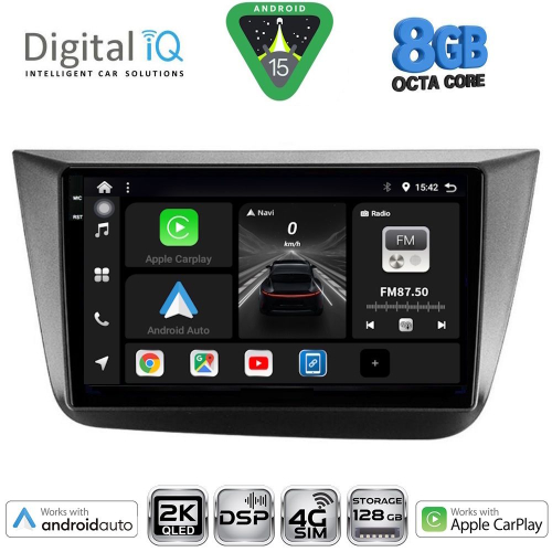DIGITAL IQ BXF 11570_CPAA (9inc) MULTIMEDIA TABLET for SEAT ALTEA mod. 2004-2015