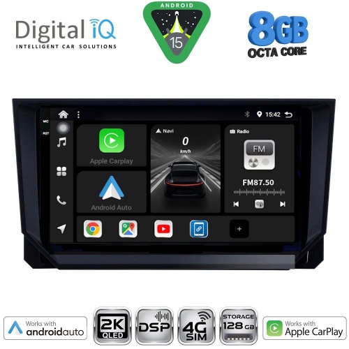 DIGITAL IQ BXF 11573_CPAA (9inc) MULTIMEDIA TABLET for SEAT ARONA - IBIZA mod. 2018&gt;