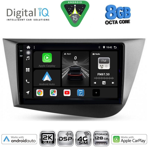 DIGITAL IQ BXF 11574_CPAA (9inc) MULTIMEDIA TABLET for SEAT LEON mod. 2005-2012