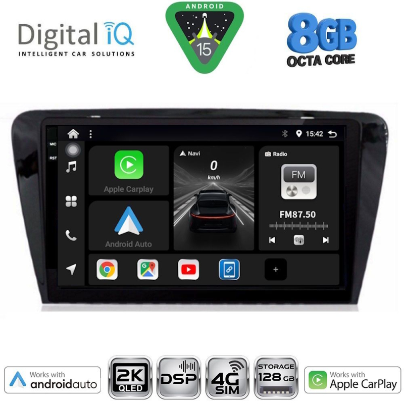 DIGITAL IQ BXF 11597_CPAA (10inc) MULTIMEDIA TABLET for SKODA OCTAVIA 7 mod. 2013-2021 DIGITAL IQ BXF 11597_CPAA (10inc) MULTIMEDIA TABLET for SKODA OCTAVIA 7 mod. 2013-2021