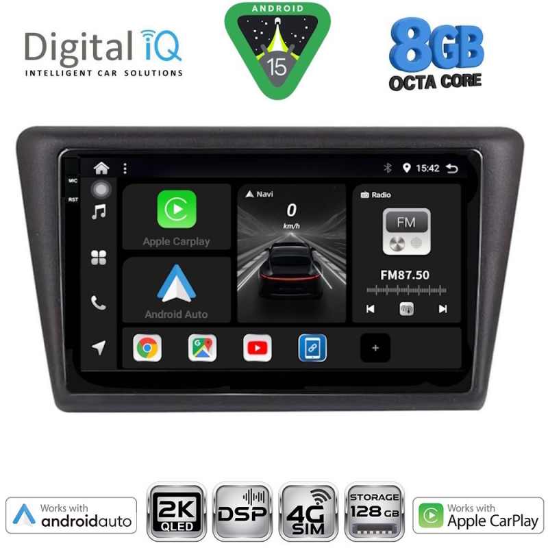 DIGITAL IQ BXF 11600_CPAA (9inc) MULTIMEDIA TABLET for SKODA RAPID SPACEBACK mod. 2014> DIGITAL IQ BXF 11600_CPAA (9inc) MULTIMEDIA TABLET for SKODA RAPID SPACEBACK mod. 2014>
