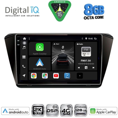 DIGITAL IQ BXF 11605_CPAA (10inc) MULTIMEDIA TABLET for SKODA SUPERB mod. 2015&gt;