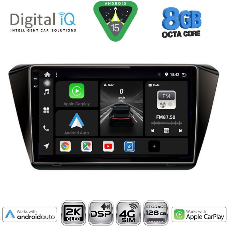 DIGITAL IQ BXF 11605_CPAA (10inc) MULTIMEDIA TABLET for SKODA SUPERB mod. 2015> DIGITAL IQ BXF 11605_CPAA (10inc) MULTIMEDIA TABLET for SKODA SUPERB mod. 2015>