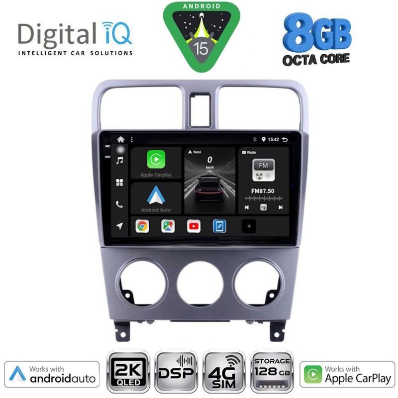 DIGITAL IQ BXF 11661_CPAA (9inc) MULTIMEDIA TABLET for SUBARU FORESTER  mod. 2002-2008