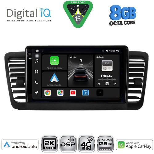 DIGITAL IQ BXF 11665_CPAA (9inc) MULTIMEDIA TABLET for SUBARU LEGACY - OUTBACK mod. 2002-2008
