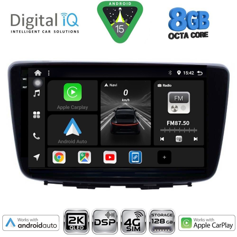 DIGITAL IQ BXF 11672_CPAA (9inc) MULTIMEDIA TABLET for SUZUKI BALENO mod. 2016-2022