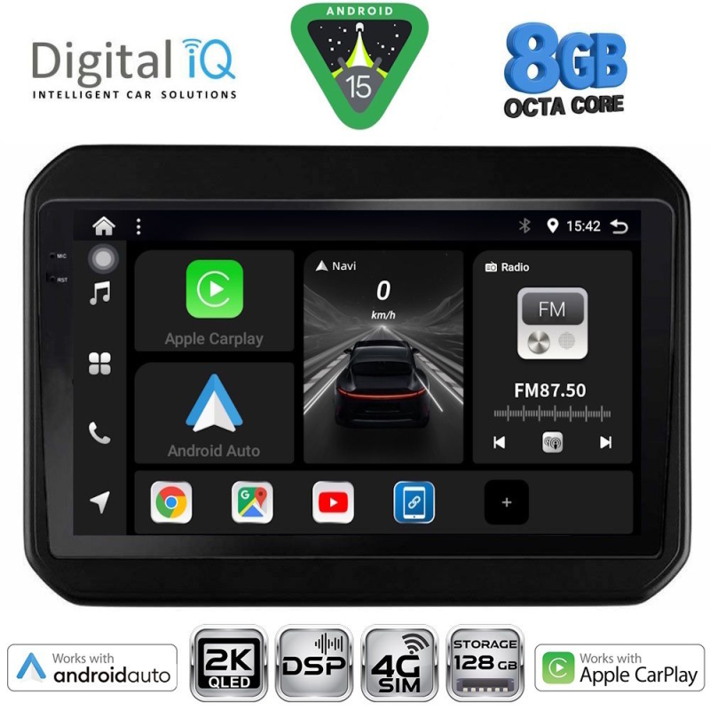 DIGITAL IQ BXF 11676_CPAA (9inc) MULTIMEDIA TABLET for SUZUKI IGNIS mod. 2016>