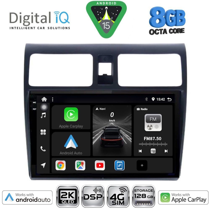 DIGITAL IQ BXF 11684_CPAA (10inc) MULTIMEDIA TABLET for SUZUKI SWIFT mod. 2005-2011 DIGITAL IQ BXF 11684_CPAA (10inc) MULTIMEDIA TABLET for SUZUKI SWIFT mod. 2005-2011