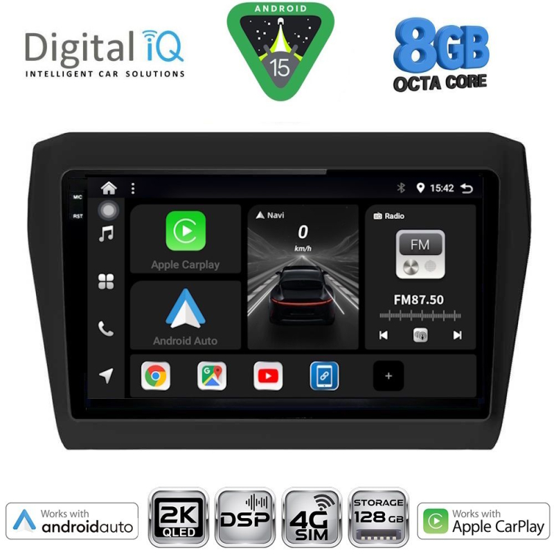 DIGITAL IQ BXF 11686_CPAA (9inc) MULTIMEDIA TABLET for SUZUKI SWIFT mod. 2017>