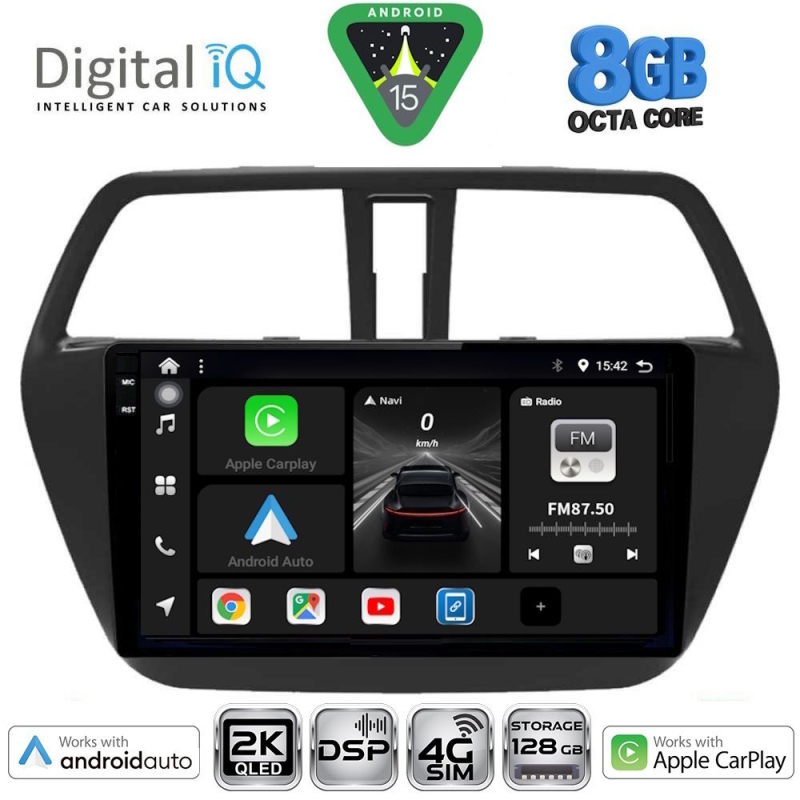DIGITAL IQ BXF 11689_CPAA (9inc) MULTIMEDIA TABLET for SUZUKI SX4 S-CROSS mod. 2014-2021