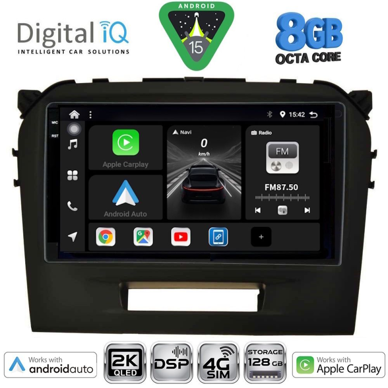 DIGITAL IQ BXF 11697_CPAA (9inc) MULTIMEDIA TABLET for SUZUKI VITARA mod. 2016-2022