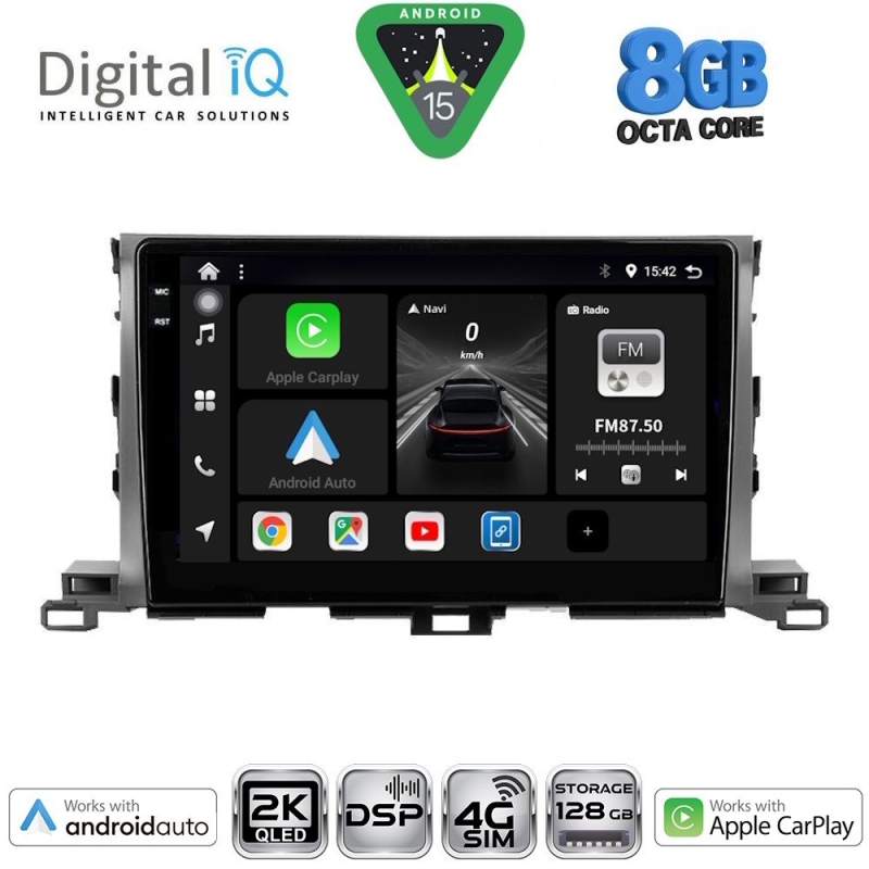 DIGITAL IQ BXF 11700_CPAA (10inc) MULTIMEDIA TABLET for TOYOTA HIGHLANDER mod. 2014-2019 DIGITAL IQ BXF 11700_CPAA (10inc) MULTIMEDIA TABLET for TOYOTA HIGHLANDER mod. 2014-2019