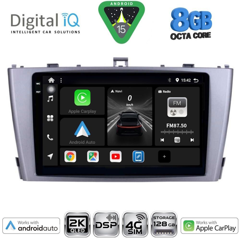 DIGITAL IQ BXF 11705_CPAA (9inc) MULTIMEDIA TABLET for TOYOTA AVENSIS (T27) mod. 2009-2015