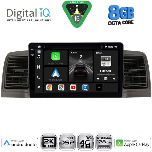 DIGITAL IQ BXF 11712_CPAA (9inc) MULTIMEDIA TABLET for TOYOTA COROLLA mod. 2001-2006